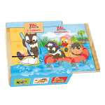 Bilderwürfel Pittiplatsch Holz 6 Bilder 13x13x5cm -...