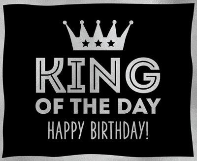 Wunscherfüller Soundbox King of the day - Happy Birthday