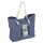 Idena Strandtasche blau Summer 52x38x13cm