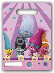 PROCOS Partytüten Trolls 6 Stück