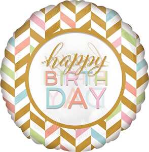 Folienballon Jumbo, 71 cm Pastel Celebration