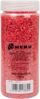 Deko Granulat 2-3mm rot 750g in Zylinderdose