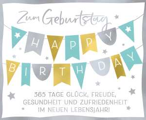 Wunscherfüller Soundbox Zum Geburtstag 365 Tage - Glück Freude