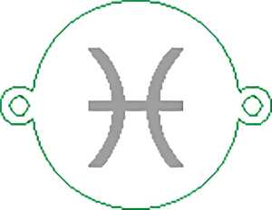 Namensarmband Fische versilbert