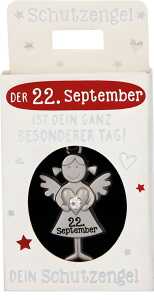 Anhänger Schutzengel Datum 22. September