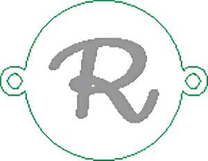 Namensarmband R versilbert 4010070331375