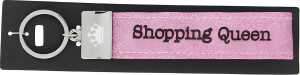 Schlüsselband Shopping Queen, Glücksfilz