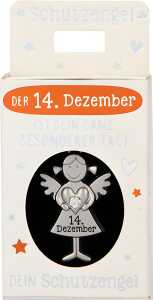 Anhänger Schutzengel Datum 14. Dezember