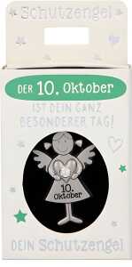 Anhänger Schutzengel Datum 10. Oktober