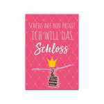 Armband mit Sprüchekarte Schloss - fertiges Armband