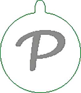 Halskette versilbert, P Nr. 32