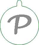 Halskette versilbert, P Nr. 32