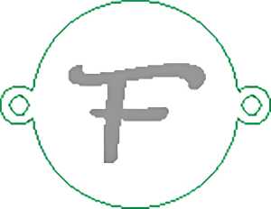 Namensarmband F versilbert 4010070331269