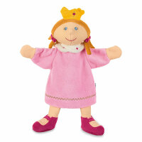 Kinderhandpuppe Prinzessin 26x21x7cm - für kleine...