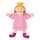 Kinderhandpuppe Prinzessin 26x21x7cm - für kleine Kinderhände,