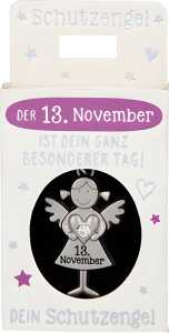 Anhänger Schutzengel Datum 13. November