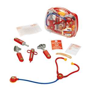 Arztkoffer 10 Teile transparent - Doktorkoffer