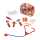 Arztkoffer 10 Teile transparent - Doktorkoffer