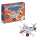 Bausatz Flugzeug 21cm mit Werkzeug - bewegliche Reifen und Propeller