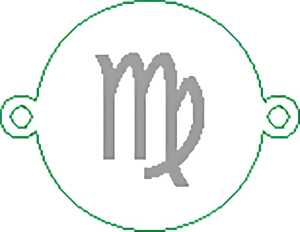 Namensarmband Jungfrau versilbert