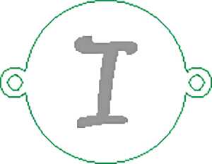 Namensarmband I versilbert 4010070331290