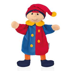 Kinderhandpuppe Kasper 24x21x8cm - für kleine Kinderhände,