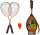 Badminton Set Speed 2200 2 Schläger,3 Bälle,Hülle