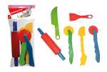 Knetwerkzeug 6-teilig - ab 3 Jahren