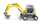 Siku Super Wacker Neuson EW65 Mobilbagger - ab 3 Jahren, 58x144x43mm