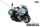 Deutsches Polizei Motorad Die Cast Pull Back 13cm - Licht Schall
