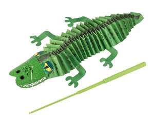 Iden-Berlin Nachziehalligator aus Papier