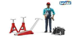 Bruder Spielwaren Figurenset Werkstatt