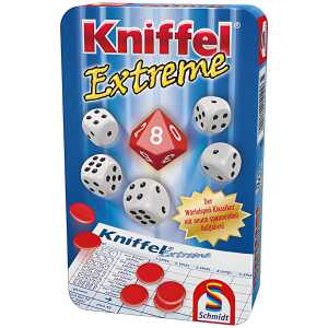 Mitbringspiel Kniffel Extreme, Metalldose