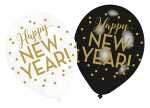 Ballons Happy New Year 6 Stück, aus Latex