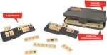 JUMBO SPIELE Original Rummikub Kompaktspiel, 104 Spielsteine,