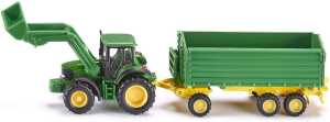 John Deere m.Frontlader und Anhänger