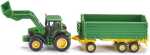 John Deere m.Frontlader und Anhänger