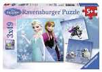 Puzzle 3x49 Teile Frozen - Abenteuer im Winterland - ab 5...