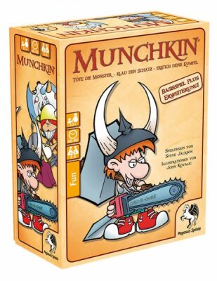 Munchkin 1+2 Basisspiel + Erweiterung - ab 12 Jahren und mindestens 3 Spieler