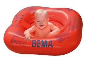 Schwimmsitz Bema 72x70cm bis 11kg,Sicherheitsgurte orange