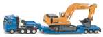 Schwertransporter mit Tiefbettaufleger