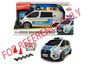 Polizei Bus Ford Transit mit Licht und Sound - Länge 28cm,
