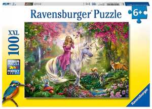 Puzzle XXL 100 Teile Feen - Magischer Ausritt - ab 6 Jahren