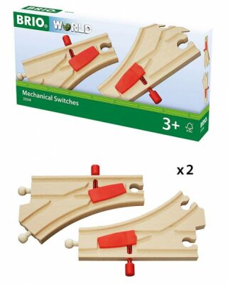 Brio World Mechanisches Weichenpaar - ab 3 Jahren