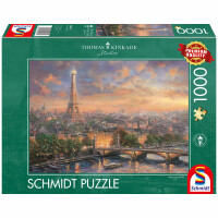 Puzzle 1000 Teile Paris - Stadt der Liebe, Kinkade