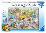 Puzzle XXL 100 Teile Fahrzeuge - Fahrzeuge in der Stadt -...