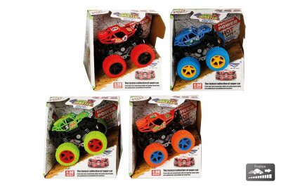 Bigfoot Monstertruck 9cm 4 fach sortiert Die Cast - Friktionsantrieb, ab 3 Jahren