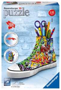 Puzzle 3D 108 Teile Turnschuh - Sneaker Graffiti Style