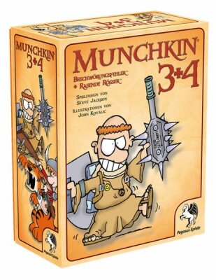 Munchkin Erweiterung 3 und 4 - ab 12 Jahren und mindestens 3 Spieler