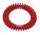 Tauchring Lamelle rot 15cm, 140gr - made in Germany